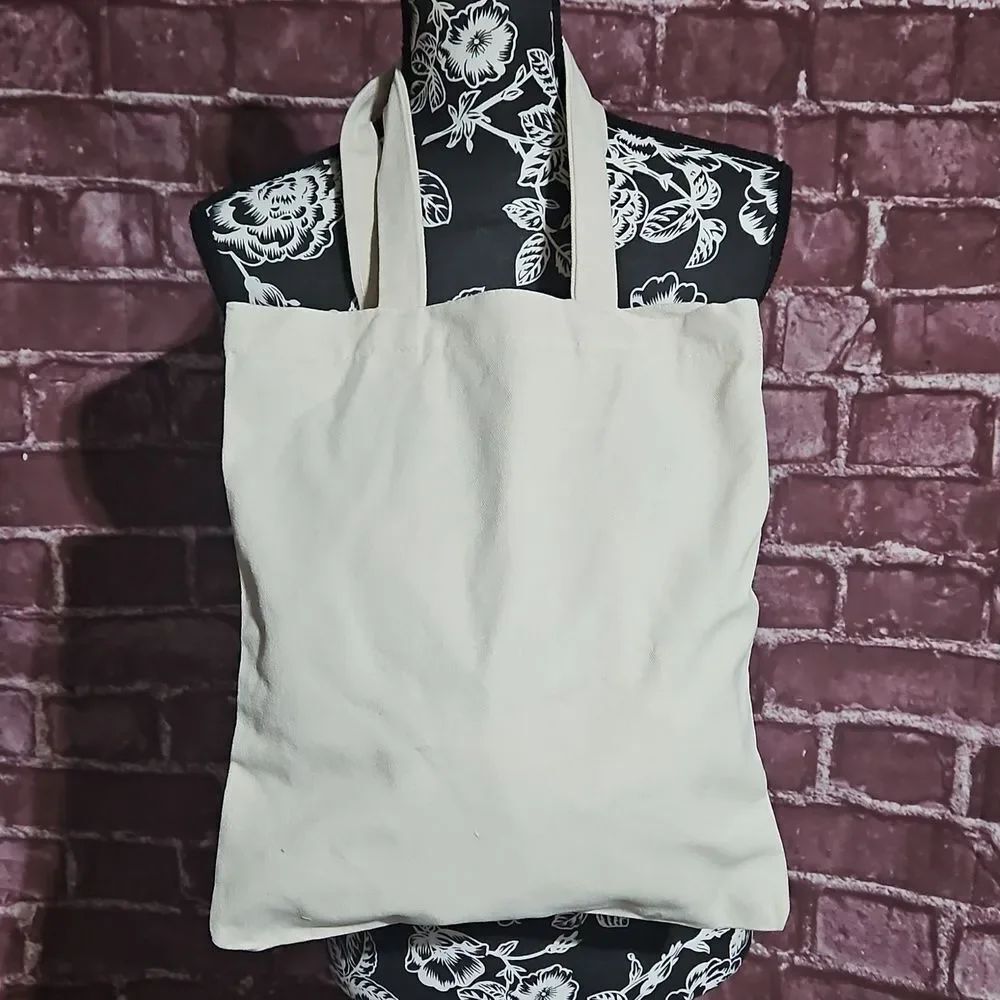 Baseball đâMom Life Canvas Tote Bag - Picture 2 of 5